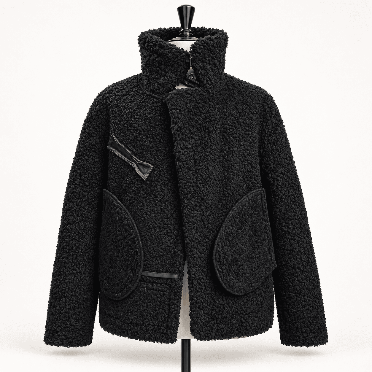 Lexius Shearling Leather Jacket view 8