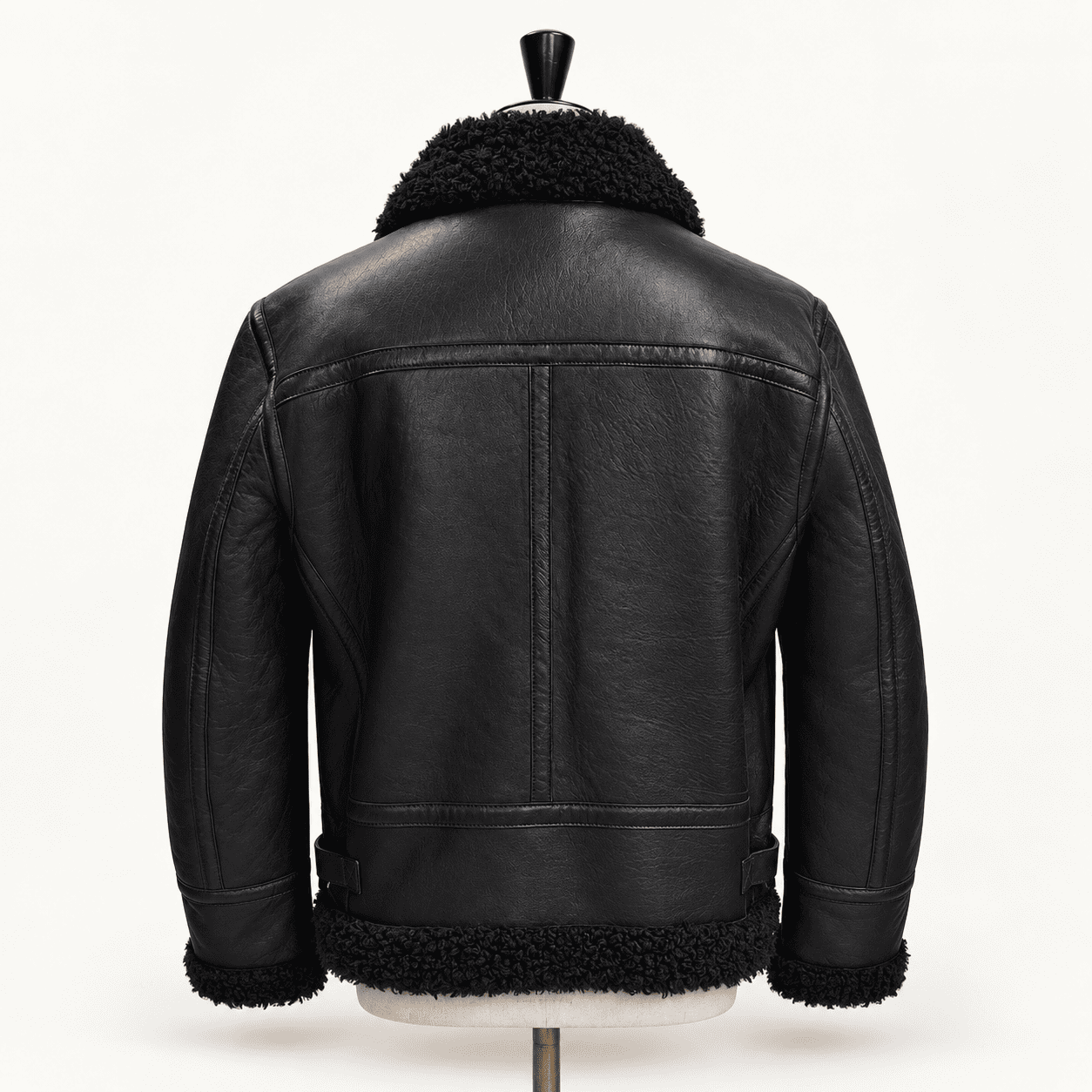 Lexius Shearling Leather Jacket view 6