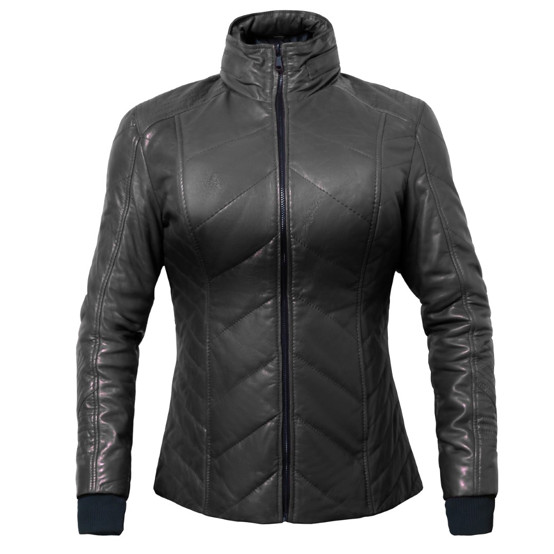 Women’s Black Leather Jacket – Classic & Stylish